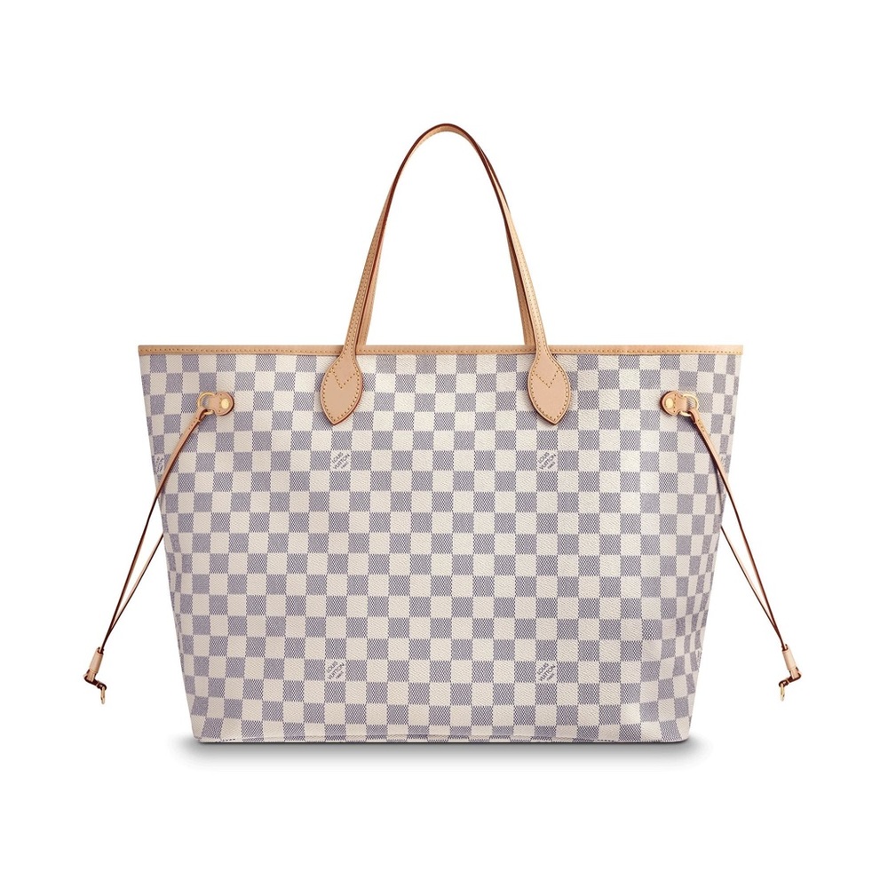 Louis Vuitton MM Neverfull Tote Damier Azure